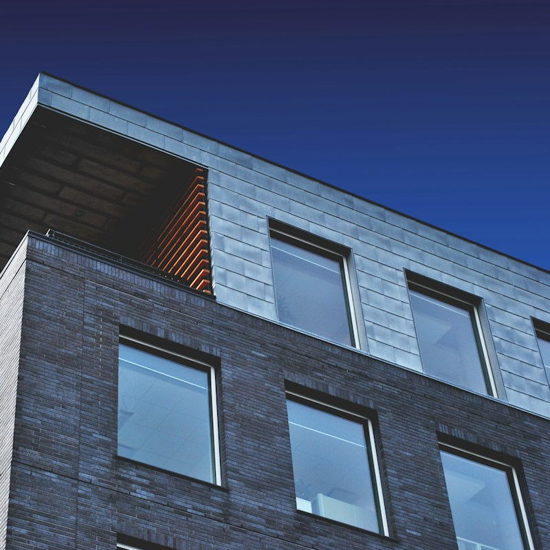 Windowpanes at the building